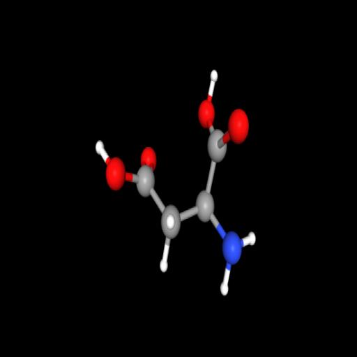 An aspartic acid molecule