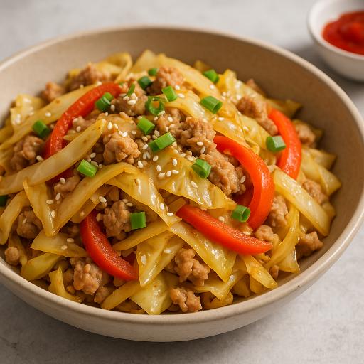 One Bowl Cabbage & Ground Turkey