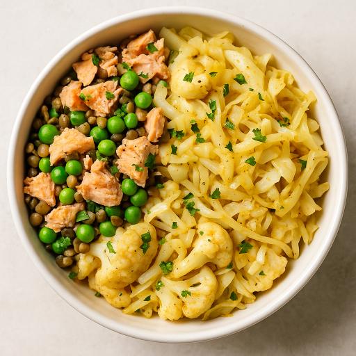 Salmon & Lentil Power Bowl