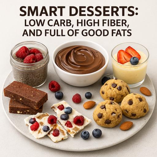 Smart Desserts: Low Carb, High Fiber, and Full of Good Fats